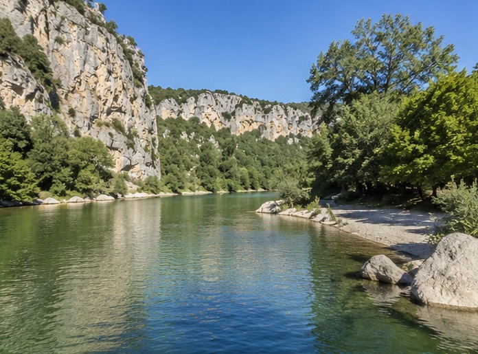 Eau vive du parcours Sportif sur l'Hérault